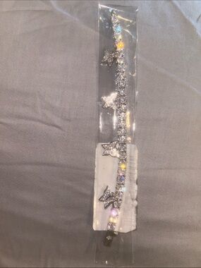 ICED OUT Butterfly tennis bracelet.
